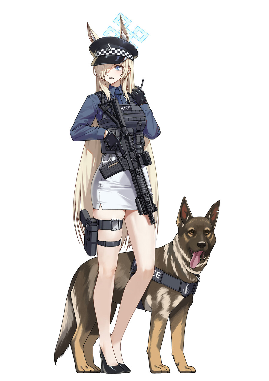 블루아카)학생들과 강아지 모음_1.jpg