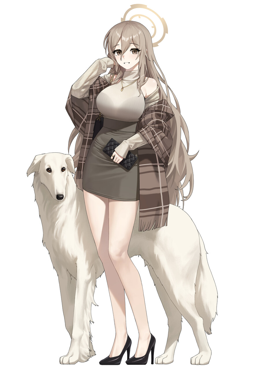 블루아카)학생들과 강아지 모음_8.jpg