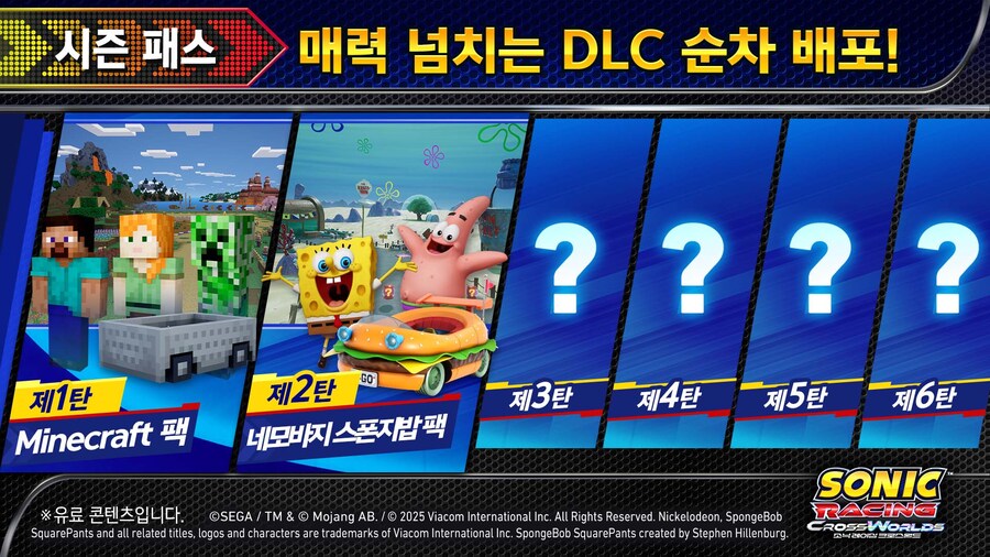 소닉 레이싱 크로스월드: 네모바지 스폰지밥 참전, 사진 모음, 영상_5.jpg