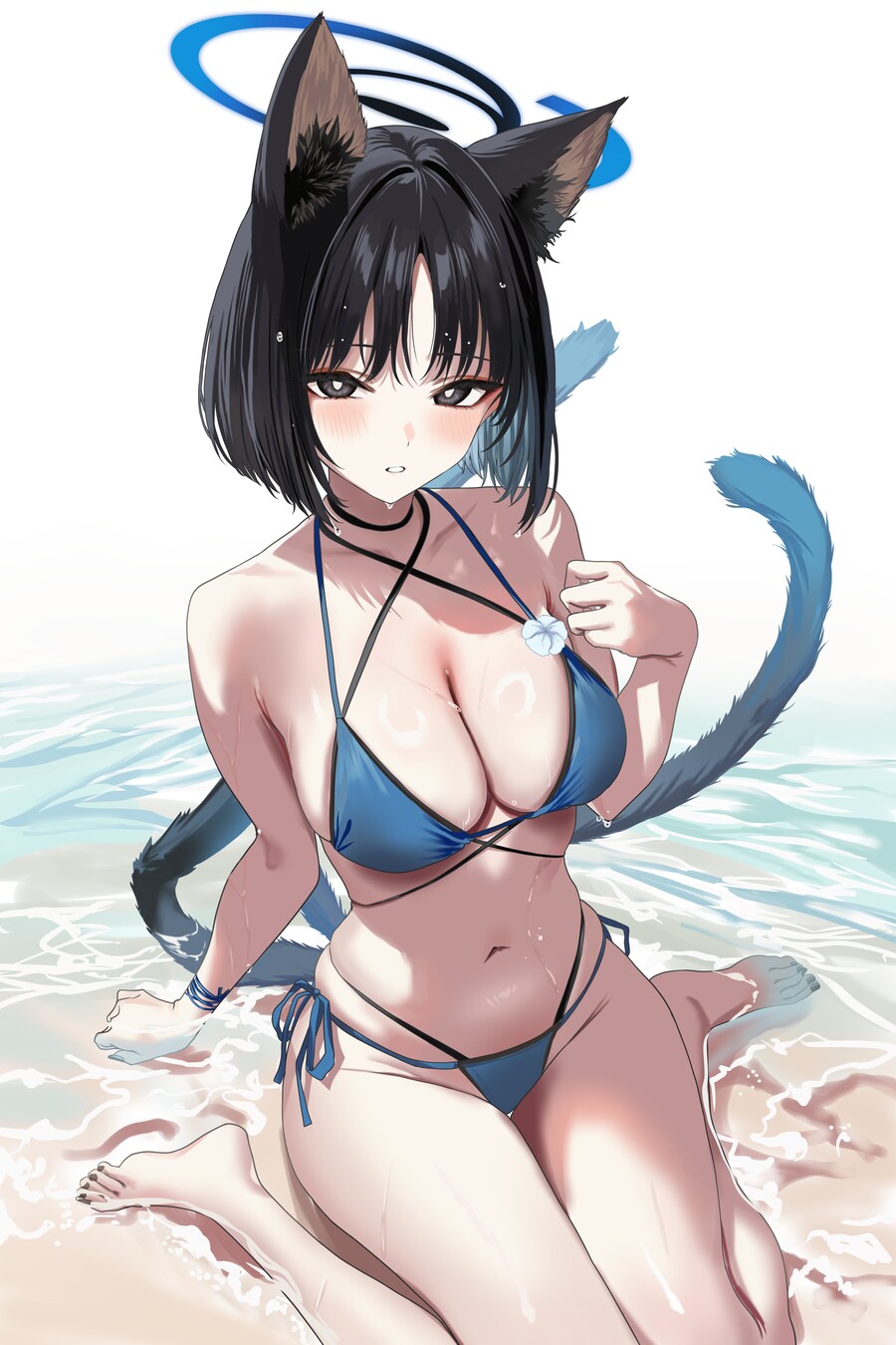 [블루아카] 수영복 입은 축축한 고양이 키쿄_3.png