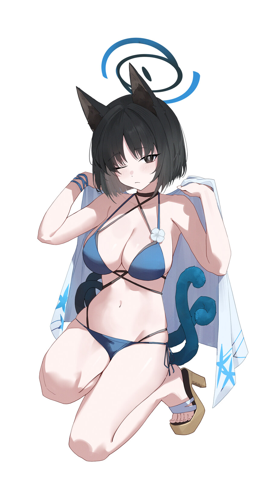 [블루아카] 수영복 입은 키쿄_1.jpg