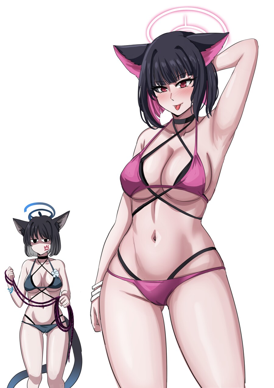 블루아카) ?? : 그깟 수영복 나도 입으면 그만아냐?_1.png