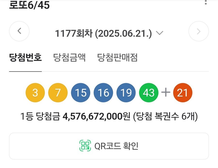 이번주 로또 1등 된 사람들은 인생 이지모드 된거 부럽다_1.jpg