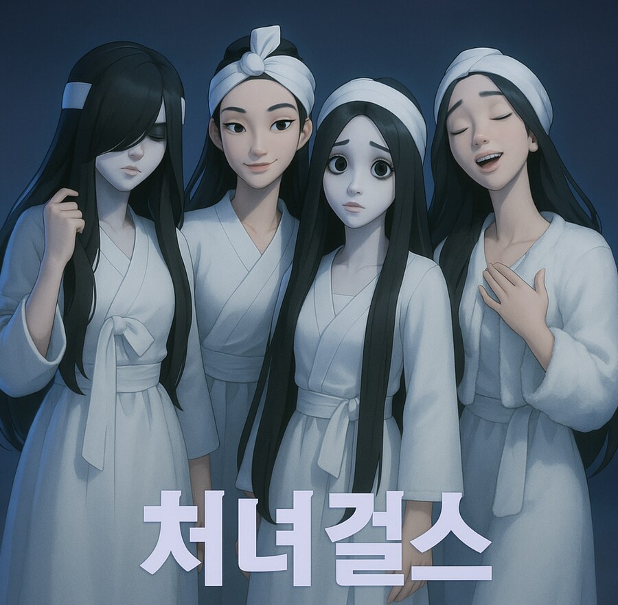 케이팝) GPT! 사자 보이즈하고 비슷하게 걸그룹 만들어줘!_3.png