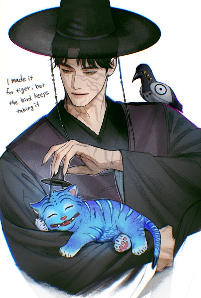 케이팝) 팬아트 작가들에게 유행하는 호랑이 모자 해석_3.jpg