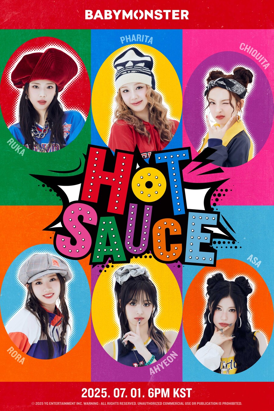 [티저] 베이비몬스터 디지털 싱글 ‘HOT SAUCE’ 포스터 2_1.jpg