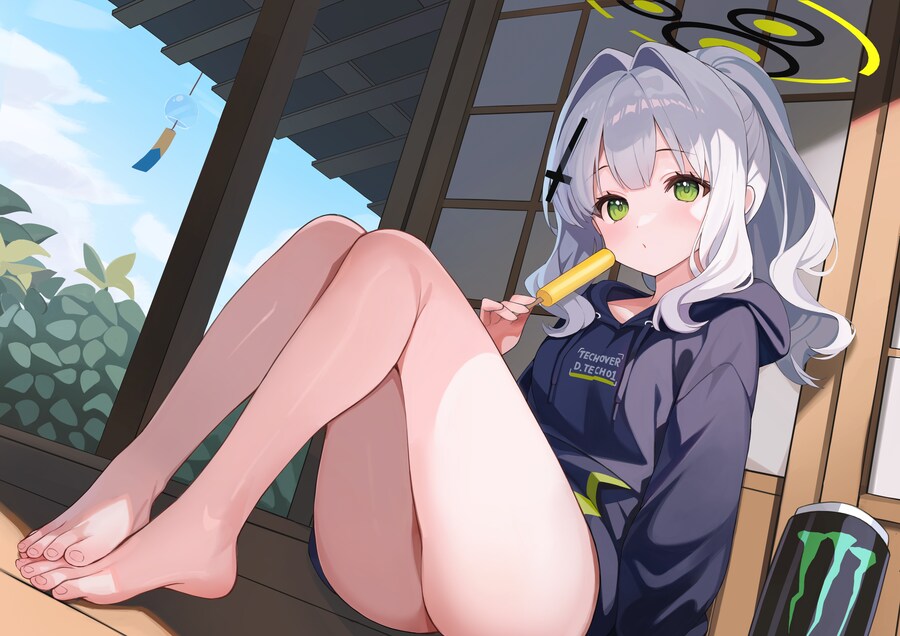 [블루아카] 하레 예쁜 맨다리👣_1.png