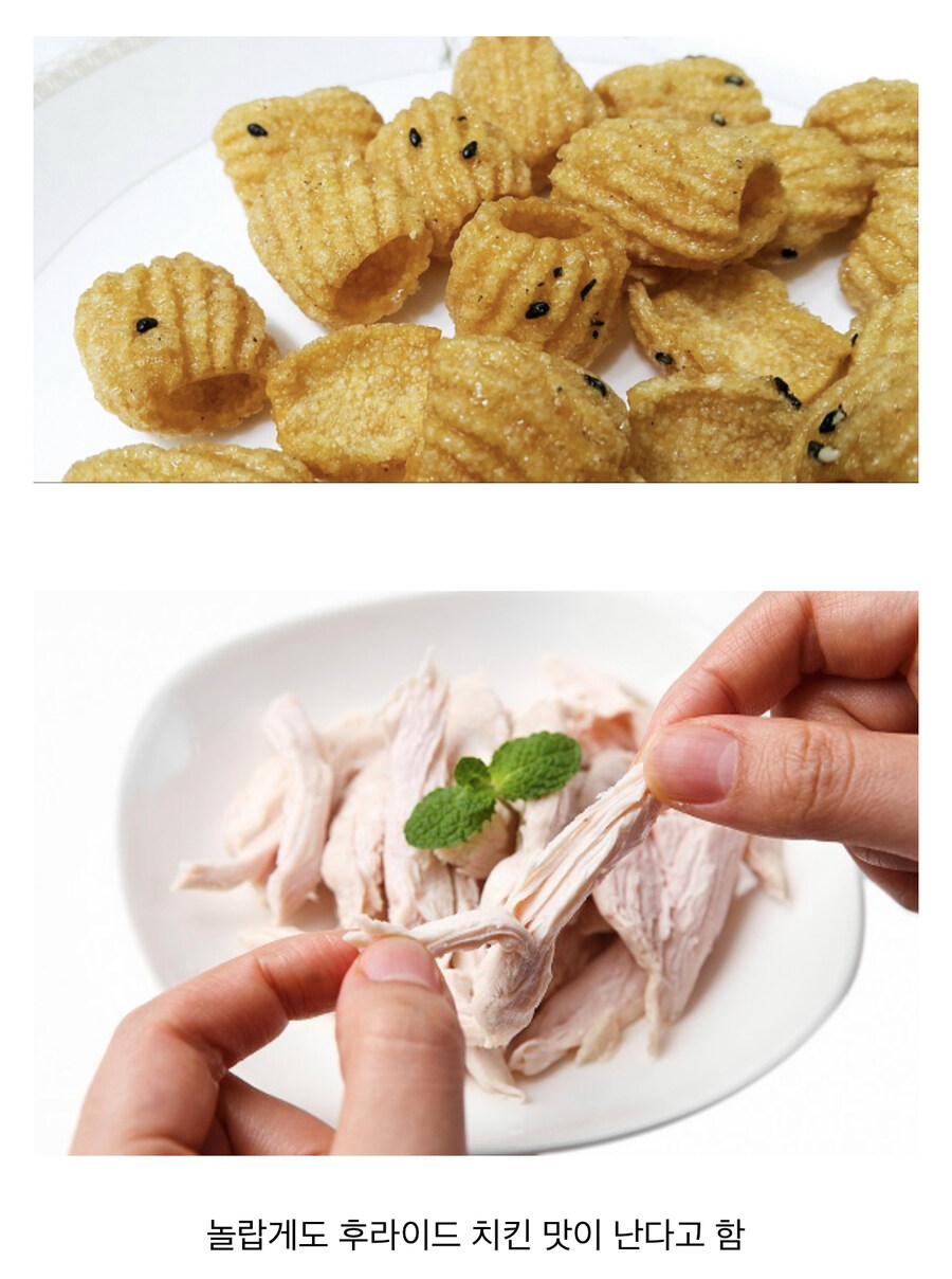 짱구 과자와 닭가슴살을 같이 먹으면 후라이트 치킨맛이 난다는 유게이_1.jpg