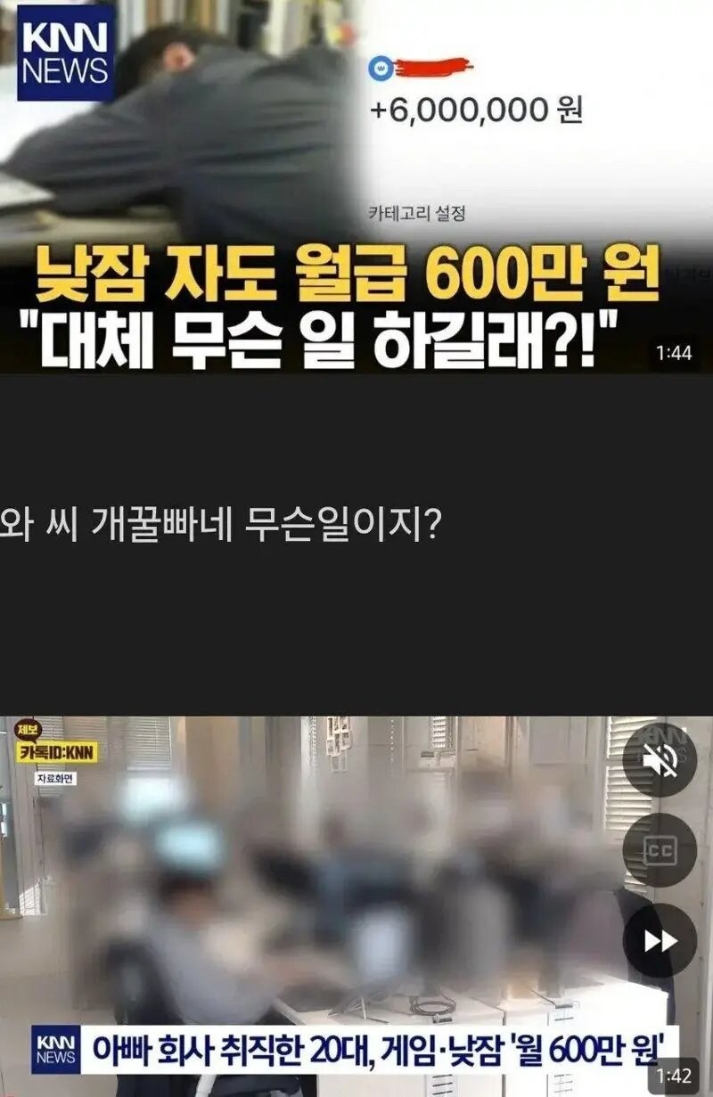 게임하고 낮잠만 자도 월급 600만원 회사.jpg_1.jpg