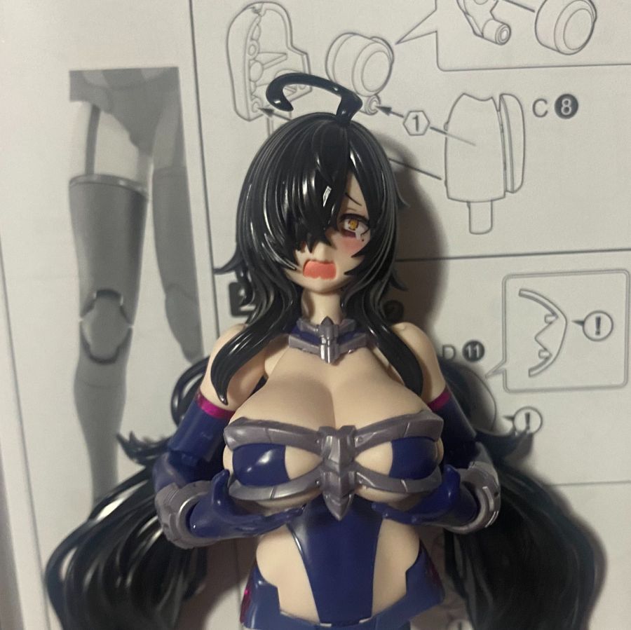 [코토부키야] 메가미 디바이스 오우부 츠쿠요미 레갈리아 가조립 사진 2_14.jpg