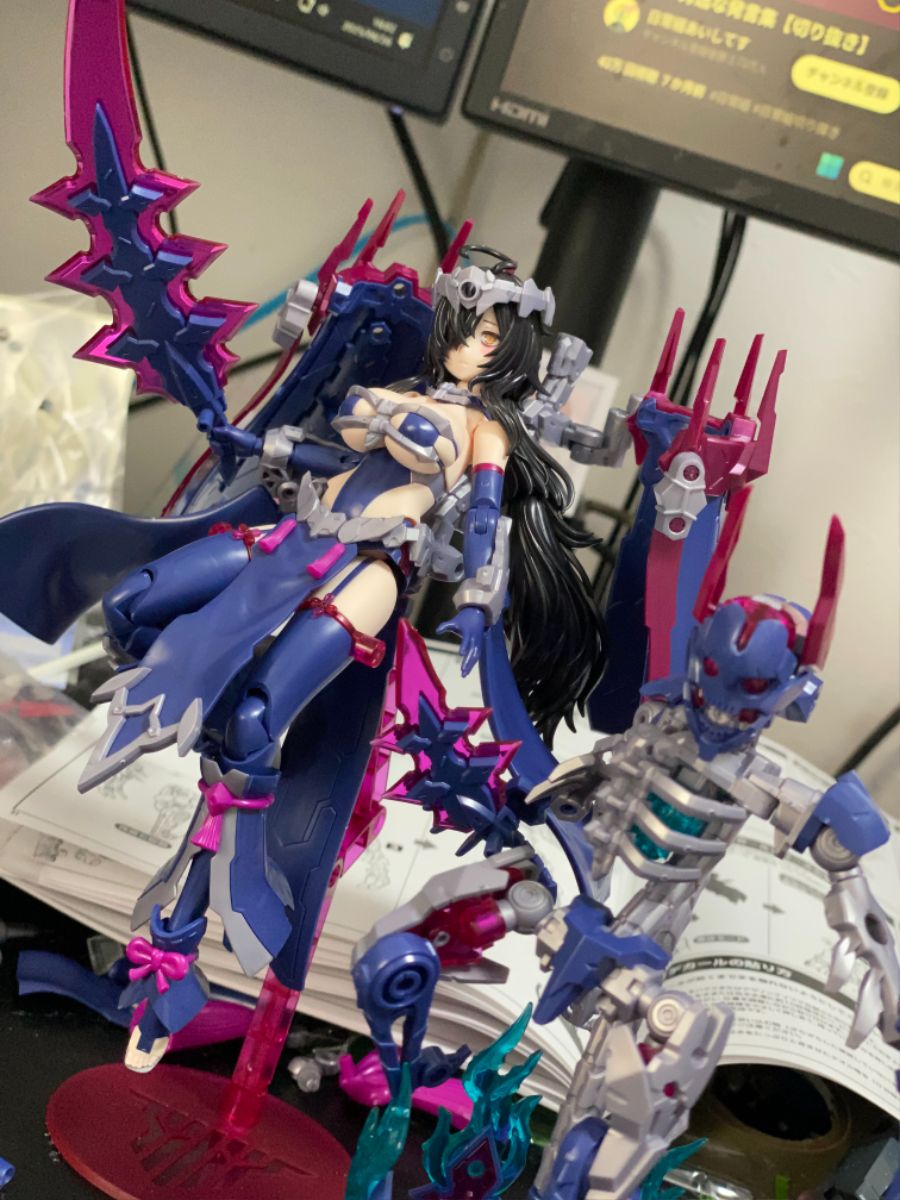 [코토부키야] 메가미 디바이스 오우부 츠쿠요미 레갈리아 가조립 사진 2_7.jpg