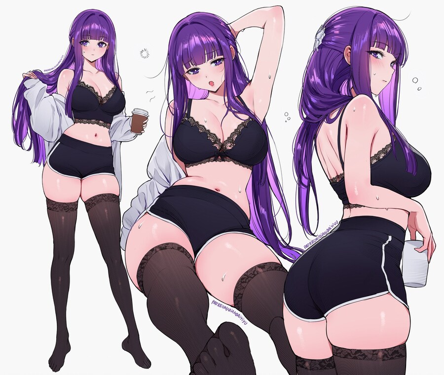 아침에 잠깰겸 스트레칭하는 프리렌과 효은이_2.png