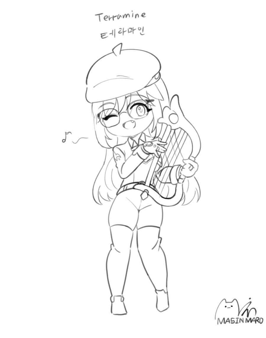 마비M)작가님한테서 내 딸래미 그림 하나 더받았어!_2.jpg