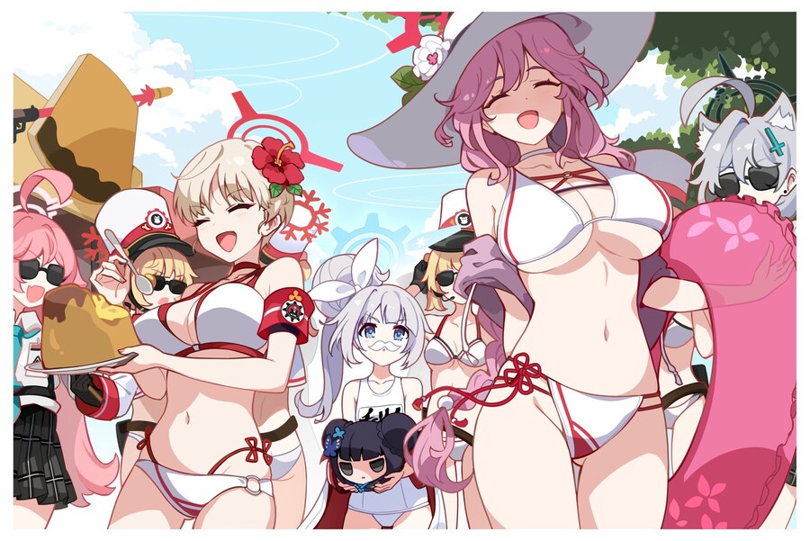 블루아카) 싱글벙글한 수영복 키보토스_10.jpg