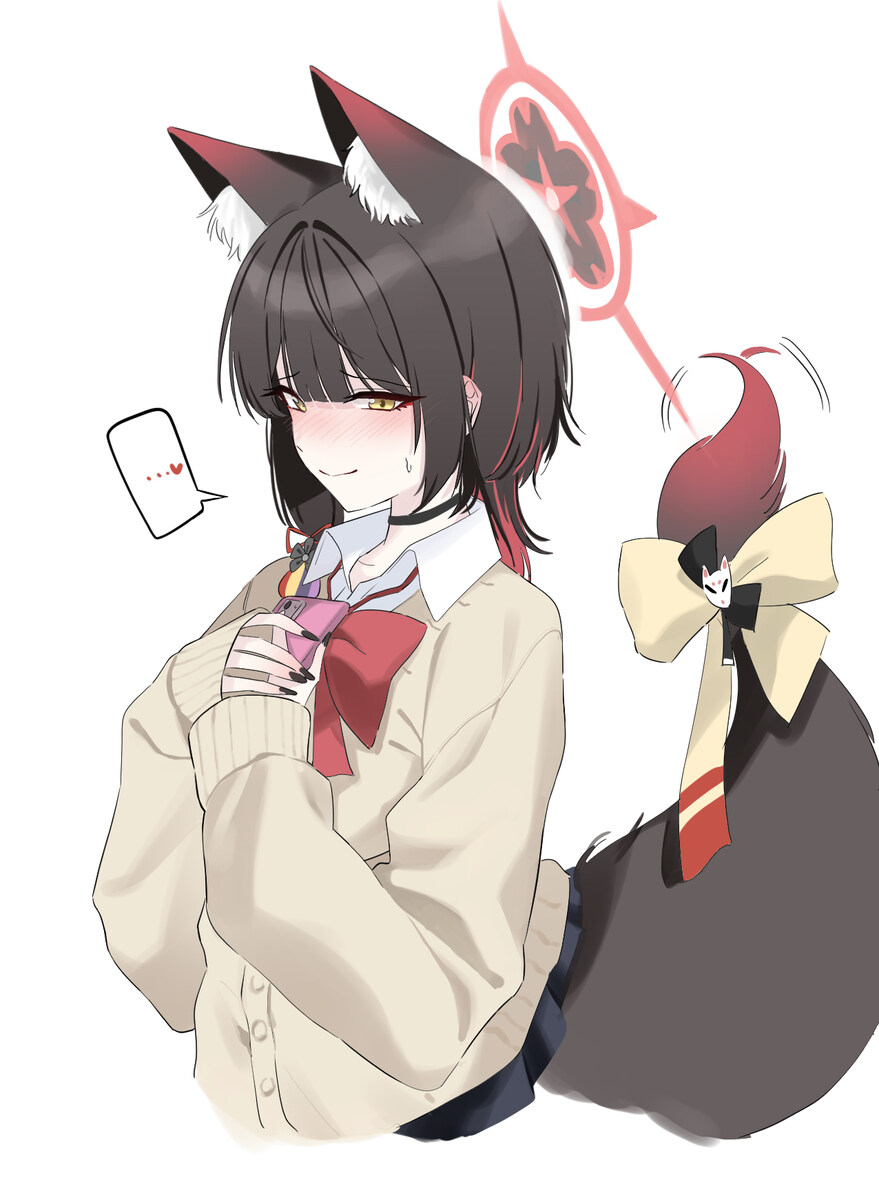 블루아카) 단발 교복폼 와카모_1.jpg