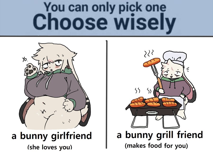바니걸 여친vs바니 그릴친구_1.jpg