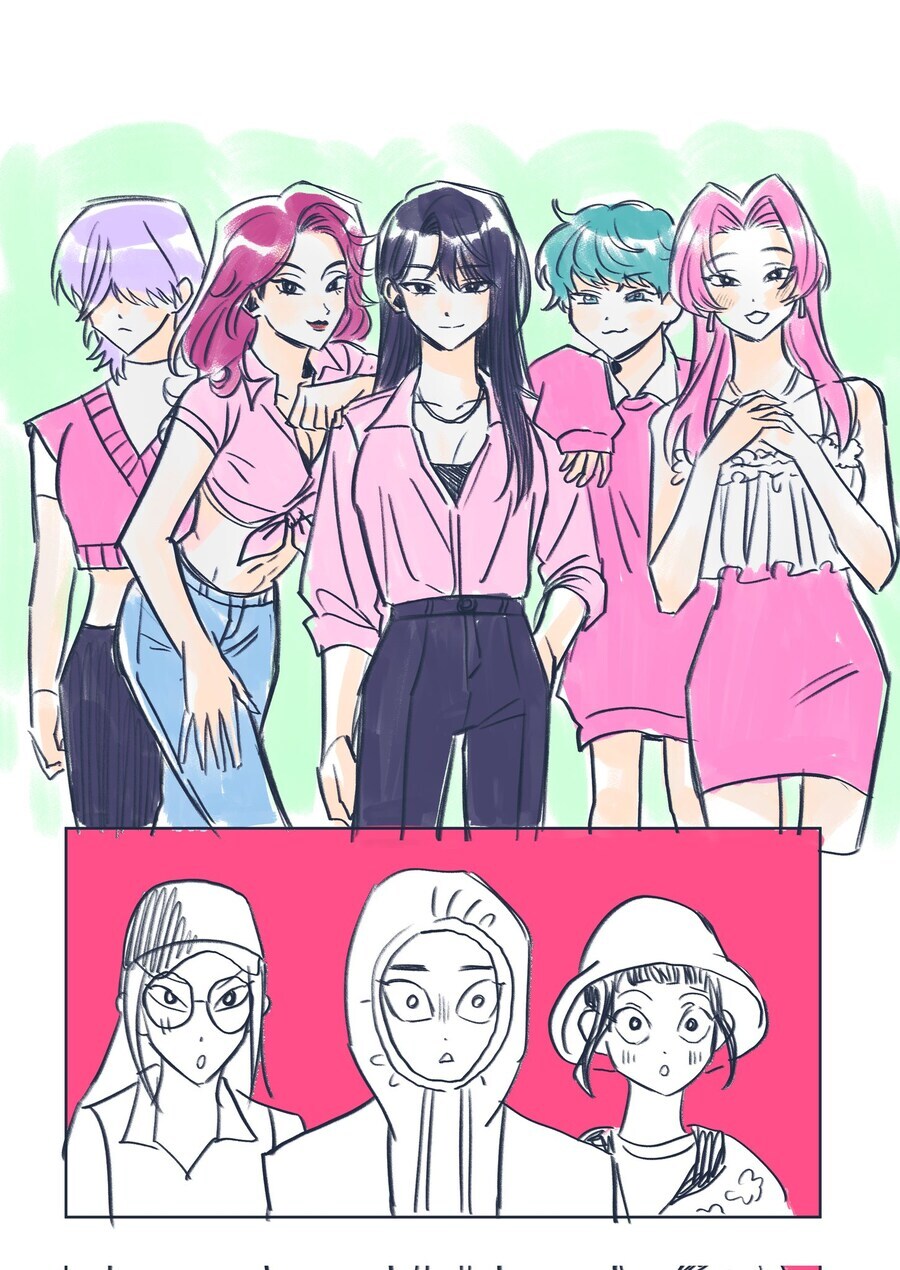 케이팝) 사자보이즈 TS돼서 애비티셔츠 터지는거 보고싶다_1.jpg