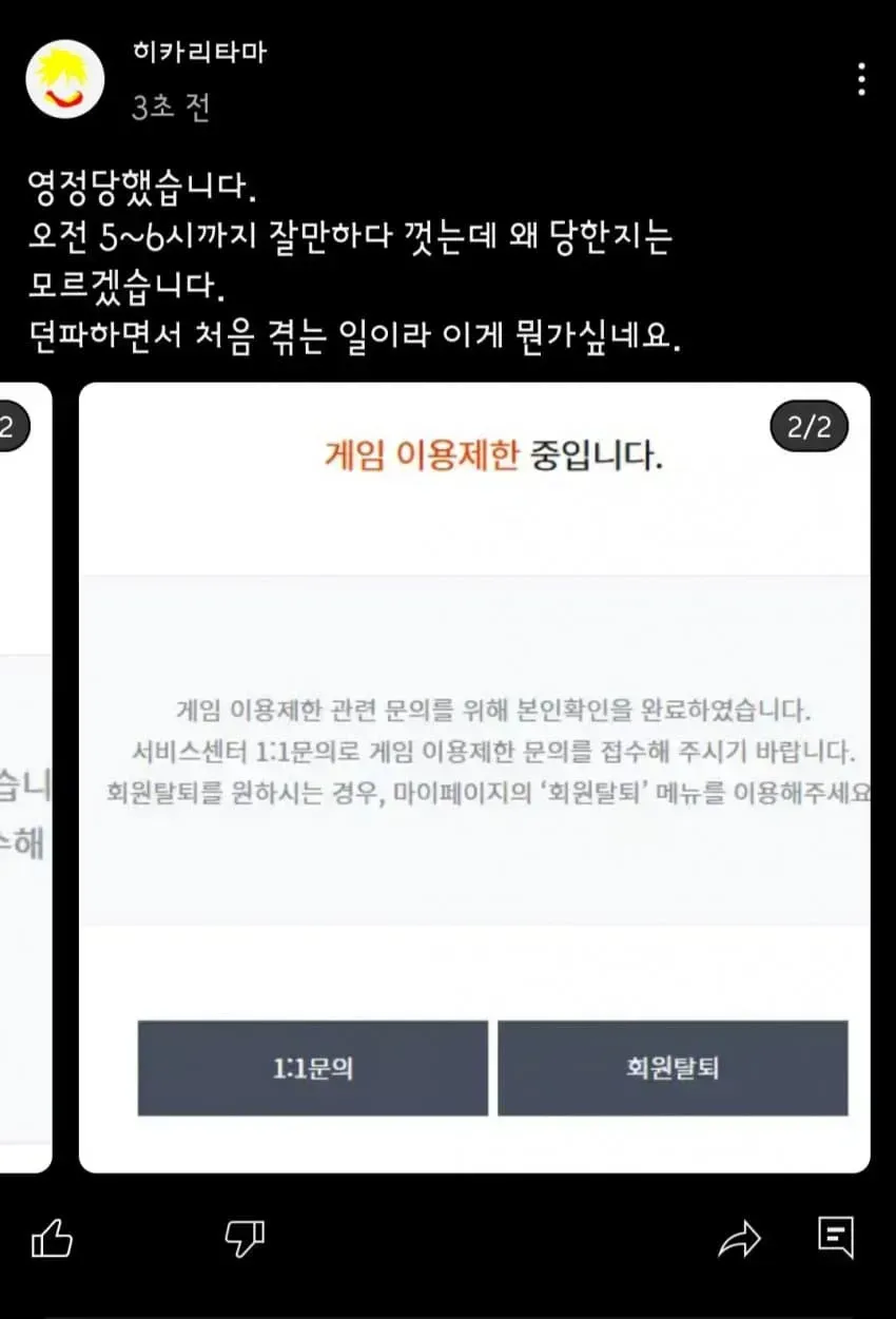 던파) 공략 유튜버 히카리타마 근황_1.webp