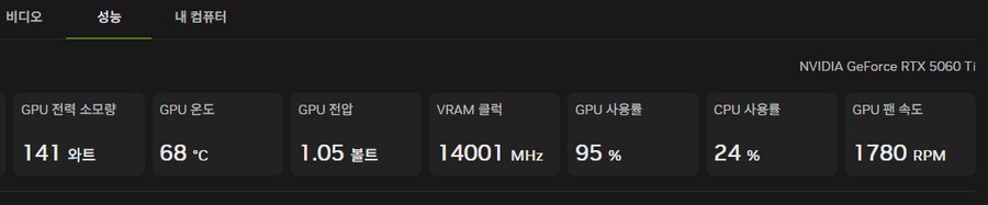 GPU 사용률 90% 이상 찍는 거 정상이야?_1.png