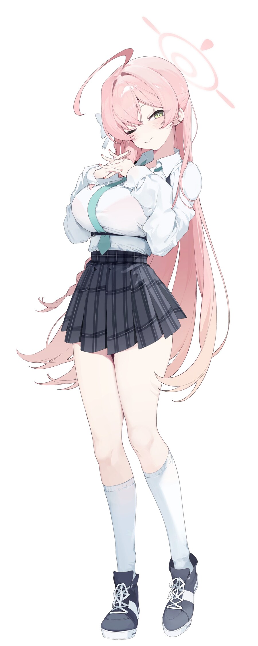 블루아카) 핑크머리에 아비도스 교복이면 호시노 맞지?_1.png
