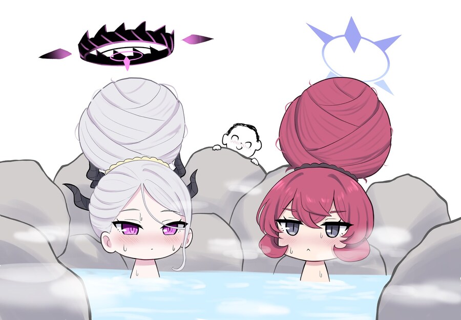 블루아카] 온천에 간 히나와 이로하_1.jpg