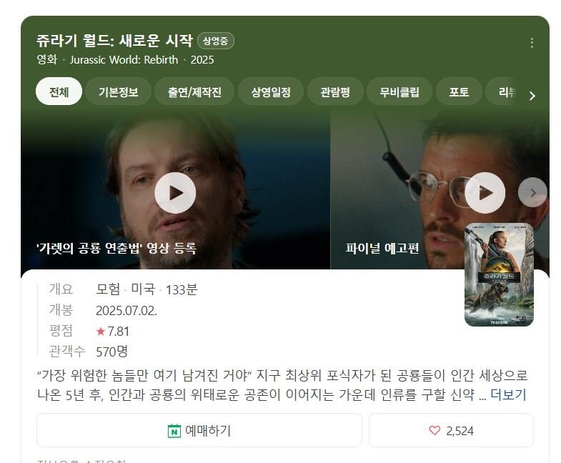 쥬라기 월드 신작 관람객 평점_1.jpg