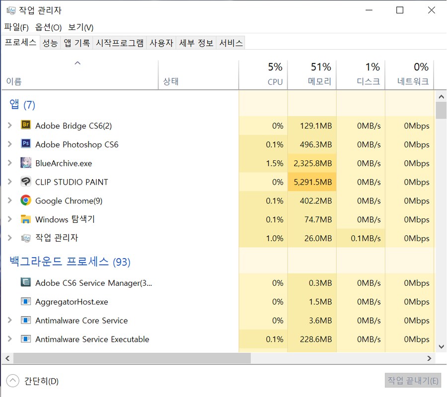 블루아카) 스팀 블루아카 최적화 문제가 없지는 않네_1.png