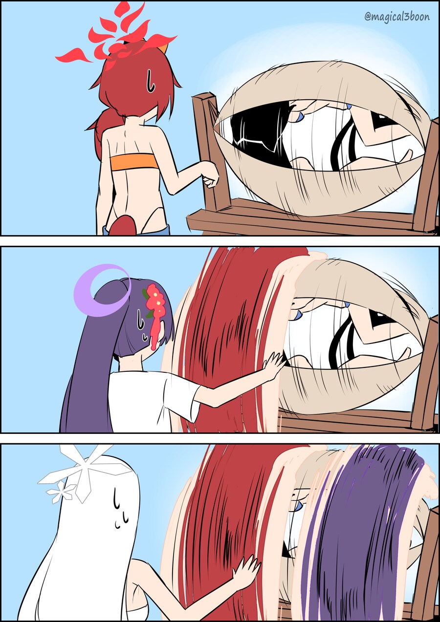 블루아카) 키쿄의 무한동력에 흡수되는 백화요란.manhwa_1.png
