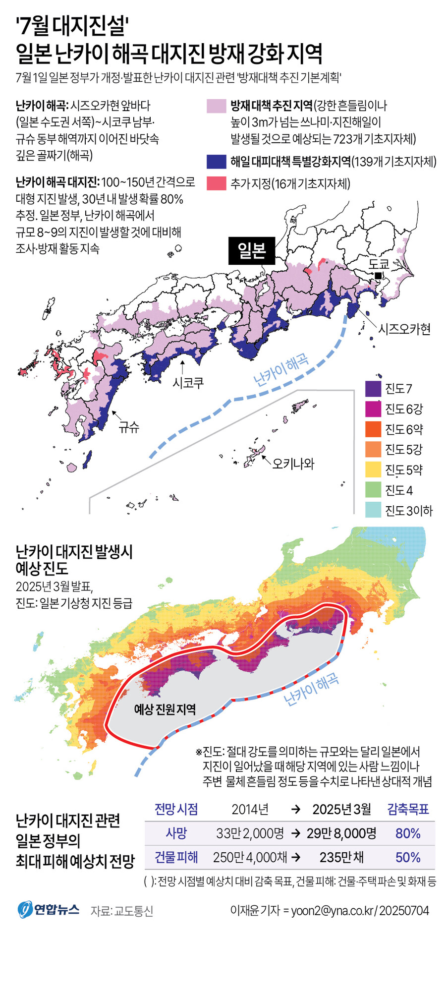 [그래픽] '7월 대지진설' 일본 난카이 해곡 대지진 방재 강화 지역_1.jpg