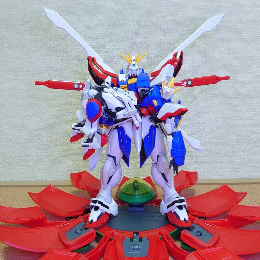 RG 샤이닝 건담 + HIRM 갓 건담 조합 사진_8.jpg