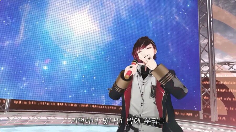 버튜버) 얘, 자기 오리지널곡 가사에 한글도 넣었네 ㅋㅋㅋ_2.png