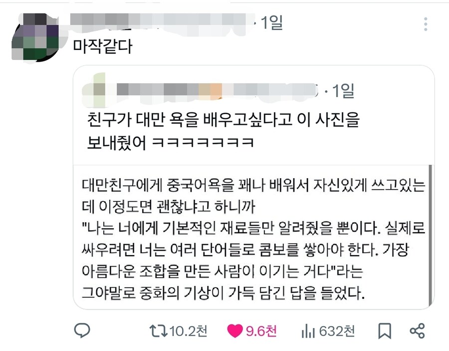 중국어 욕 잘 하는 방법.twit_1.jpg