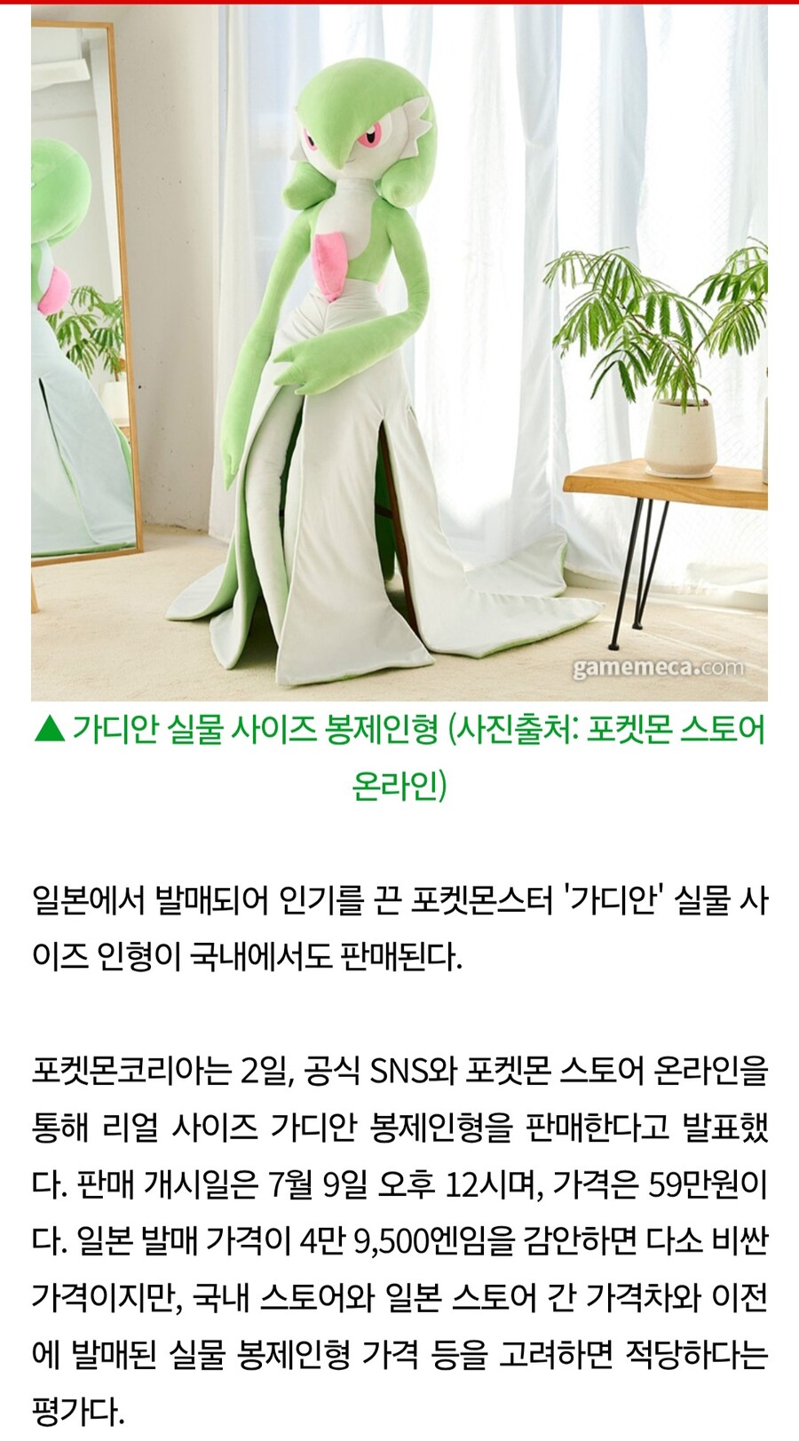 정신이 아찔해지는 포켓몬 실물사이즈 인형 출시 덧글_1.jpg