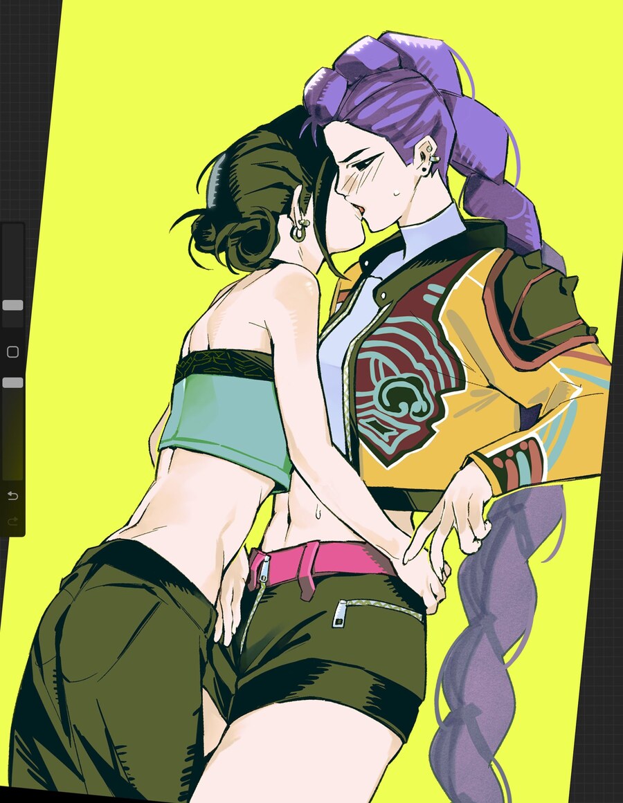 케이팝) 키스 연습하는 루미와 조이_1.jpg