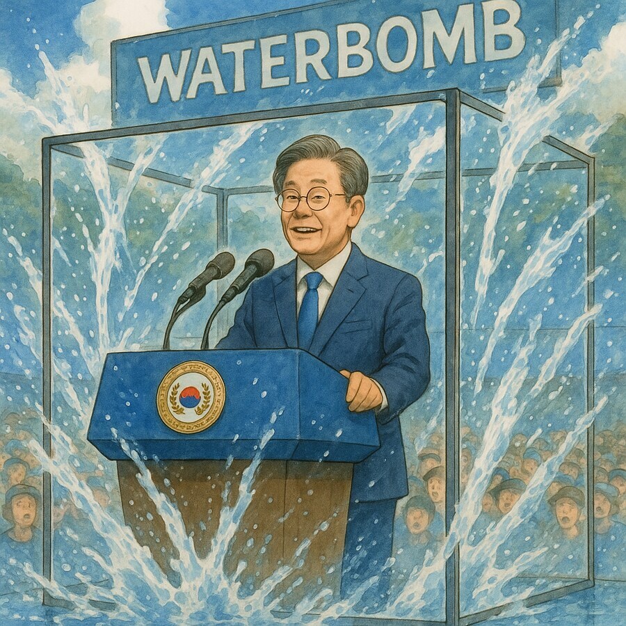 AI로 그린 이재명 대통령 워터밤_1.jpg