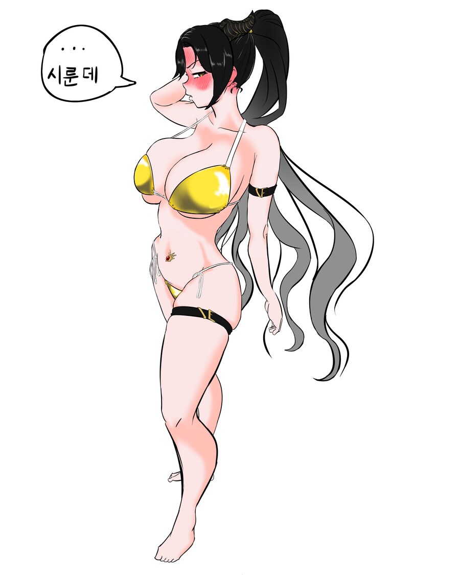 버튜버)엘) 창식아 골든 비키니 입어줘_2.png