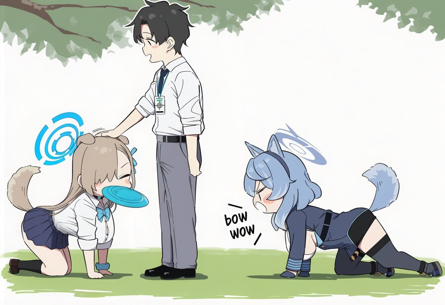 블루아카) ai) 애완견이랑 산책 온 Manhwa_2.png