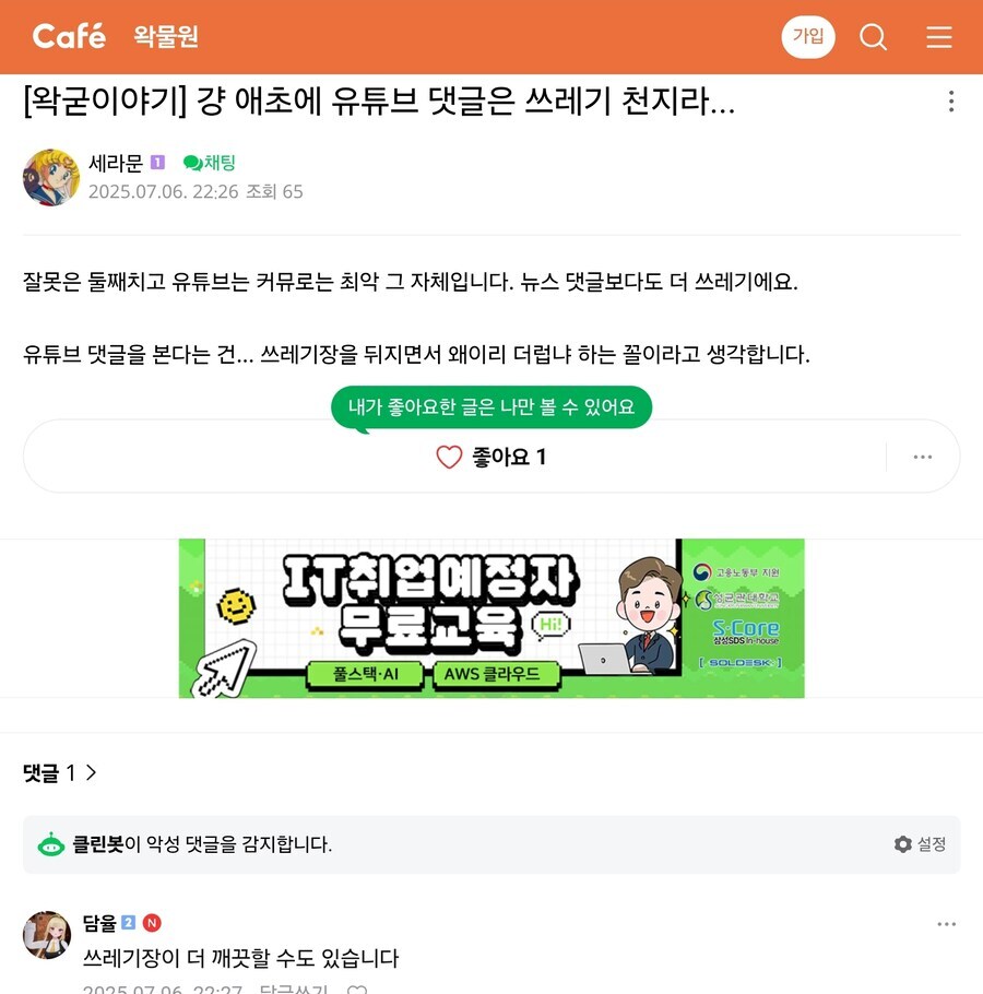 ㅇㅇㄱ)"노아쨩! 왁물원의 ㅇㅍㄹ들은 왜 자정작용이 안 된 걸까?"_17.jpg
