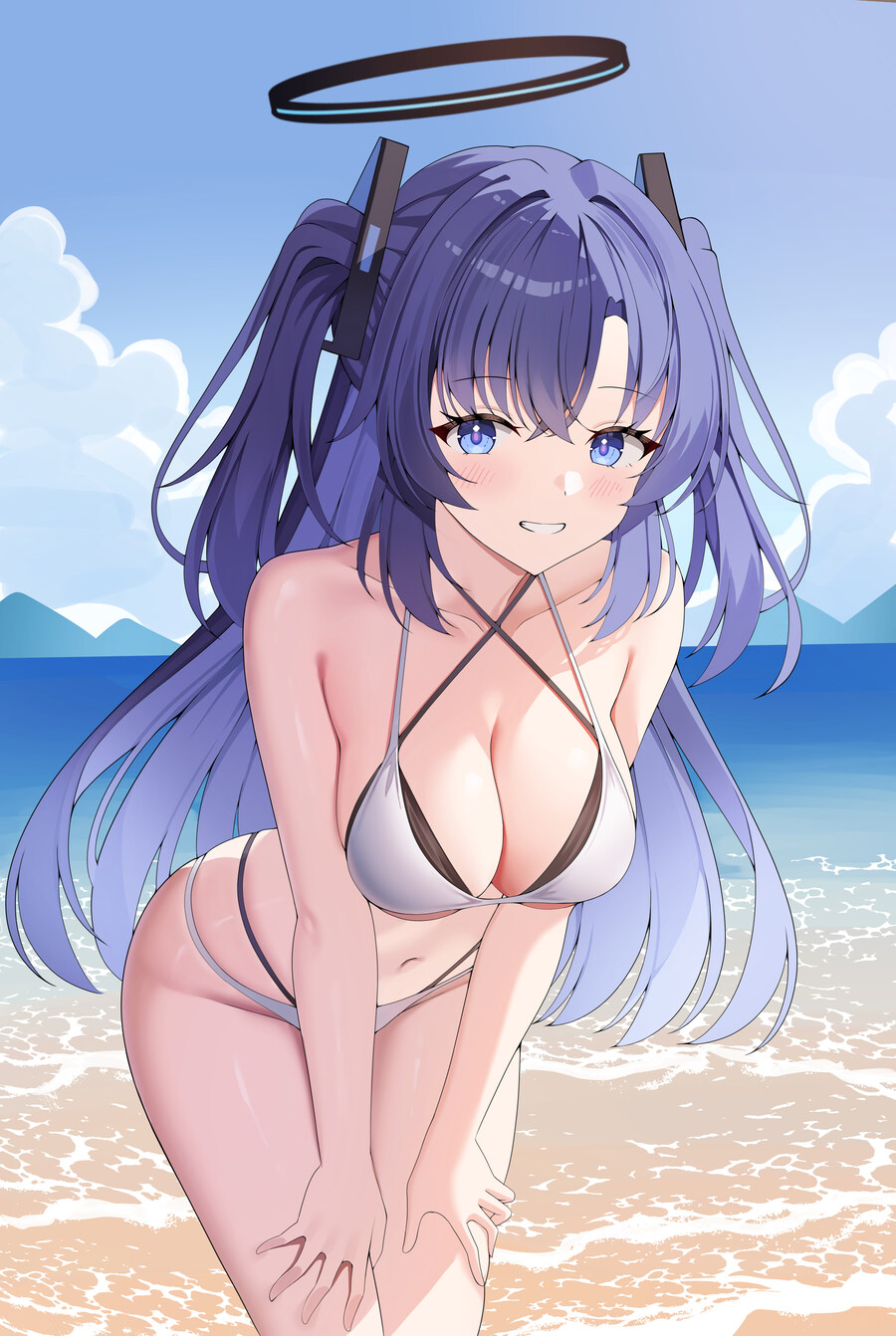 [블루아카] 수영복 입은 유우카_1.jpg