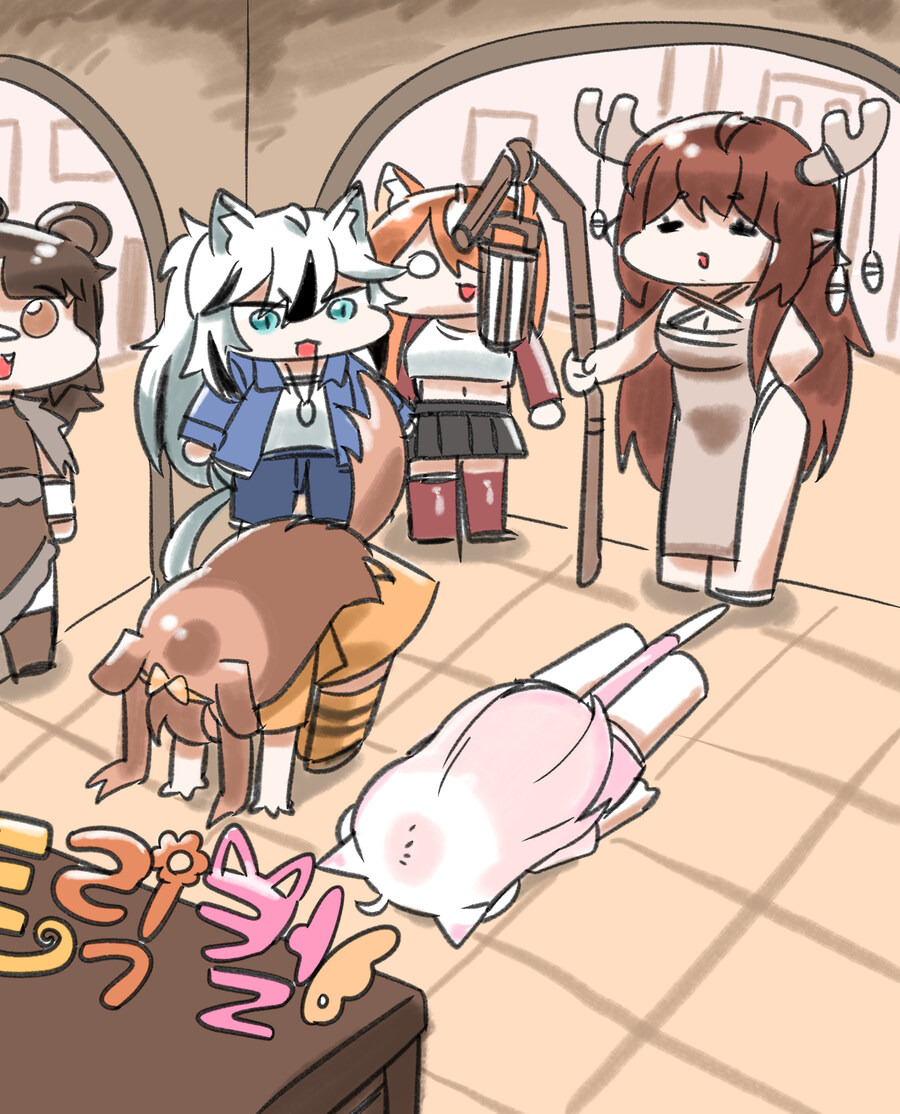 트릭컬) 절하는 버터와 코미_1.jpg