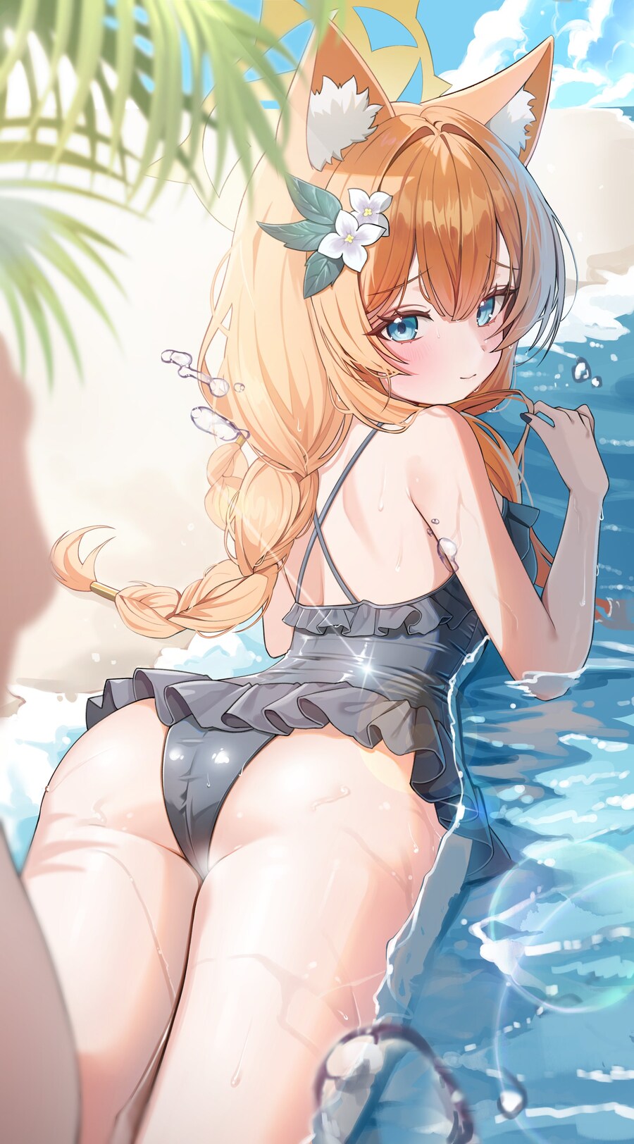 블루아카) 수영복 마리 뒷태_1.jpg