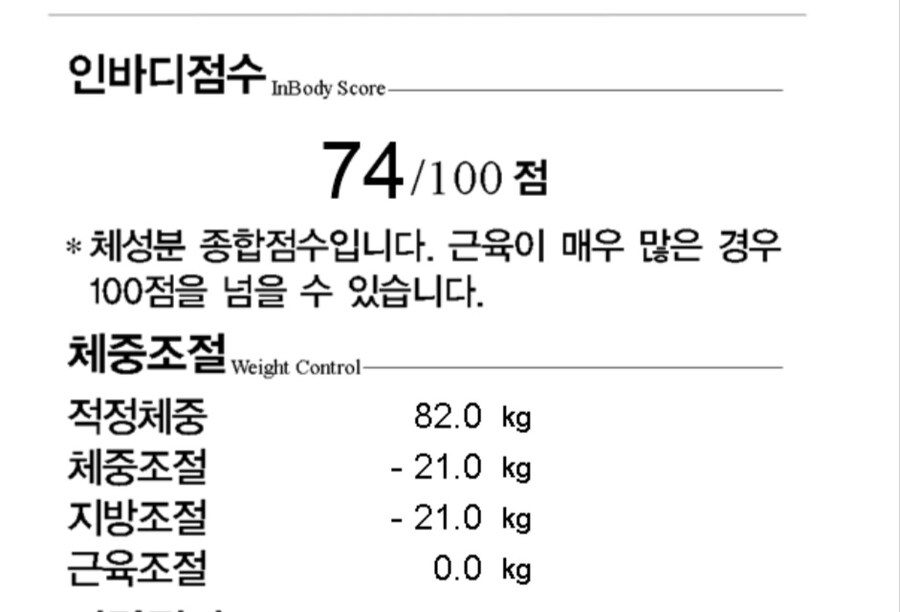 다들 인바디재면 몇kg 오버로 나옴???_1.jpg