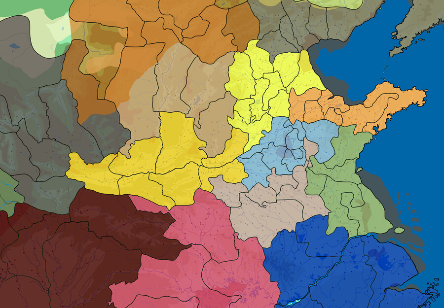 [자료] 핸드메이드 140년 당시 후한 행정구역 지도_2.jpg