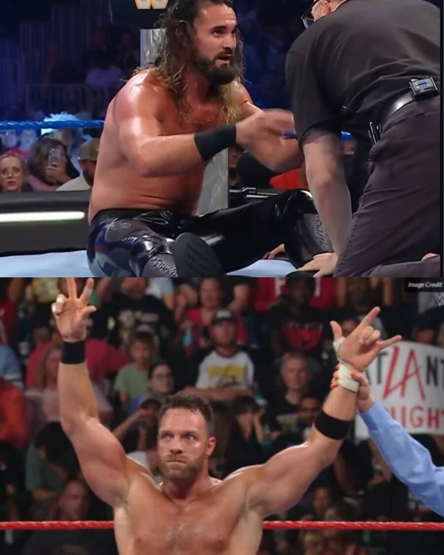 오늘 WWE 경기에서 각본이 아닌 실제 일어난 상황_1.jpg