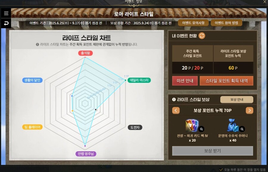 로아)라이프스타일 미션은 루틴때문에 어쩔수가없다_1.jpg