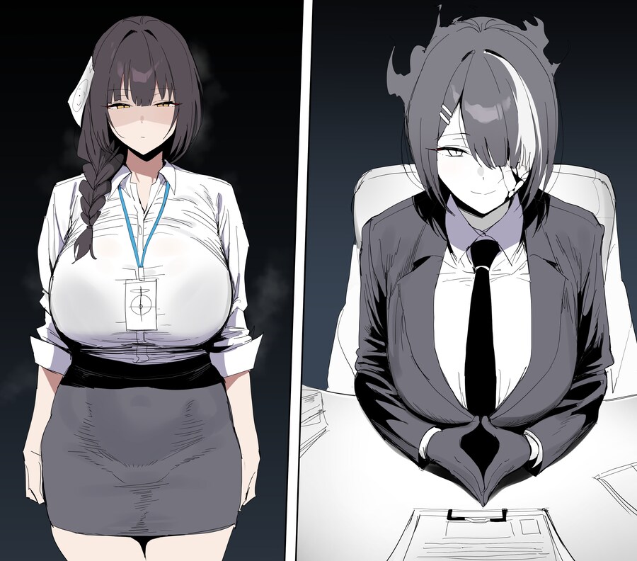 블루아카) 검은 양복과 대면한 KV센세 근황_1.png