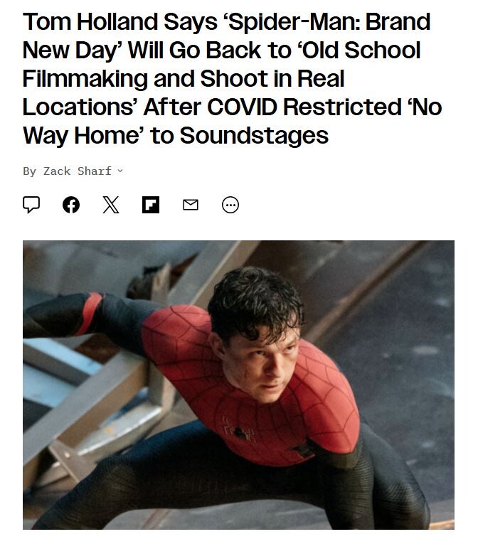 MCU) [스파이더맨4] 를 촬영하는 톰 홀랜드의 다짐_1.jpg