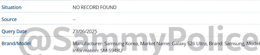 GSMA DB서 갤럭시 S26 시리즈(노멀/엣지/울트라) 모델 넘버 등재_5.png