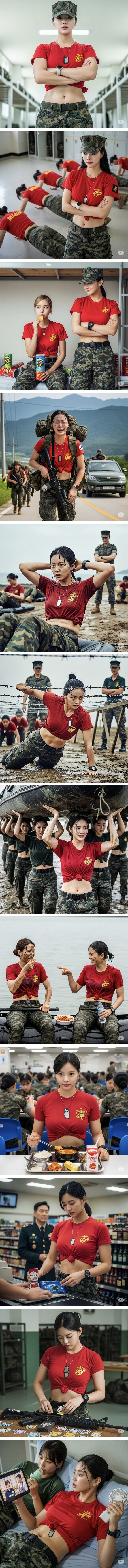 Ai가 그린 한국 해병대, UDT/SEAL 여군들의 일상.jpg_2.jpg