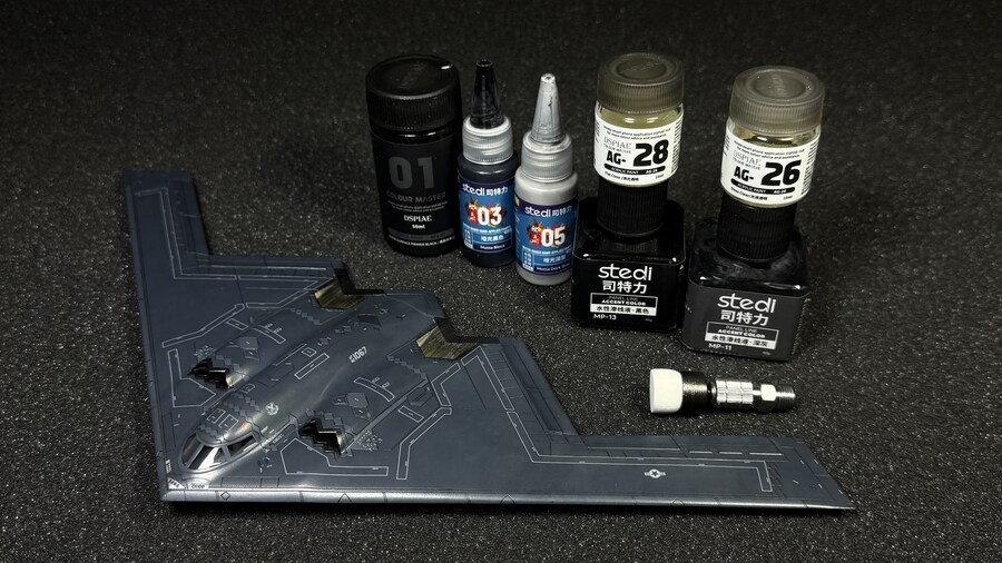 오로지 스폰지 도색만으로 B-2 완성하기!!_2.jpg